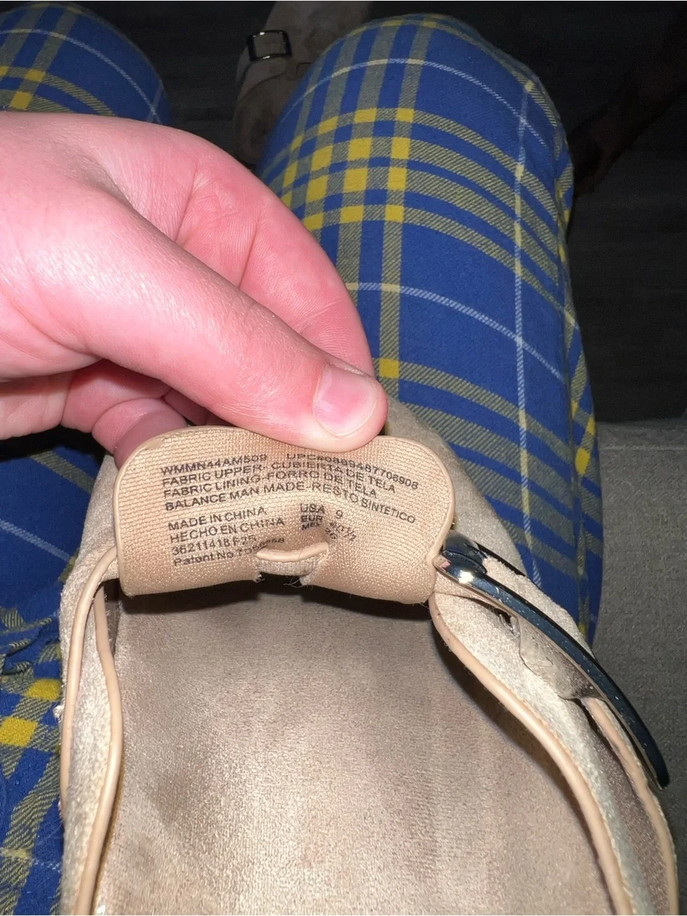 Madden NYC Tan Suede Slide with Silver Buckle